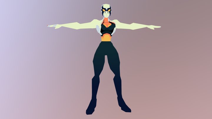 Thug Female Final 3D Model