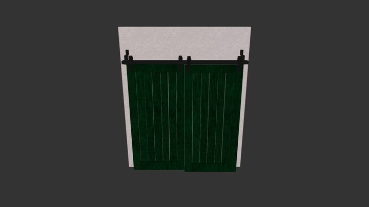 Barn Door 3D Model