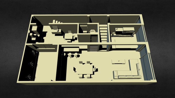 PRIMER PISO-REMODELACIÓN / PUEBLO LIBRE N°2 3D Model