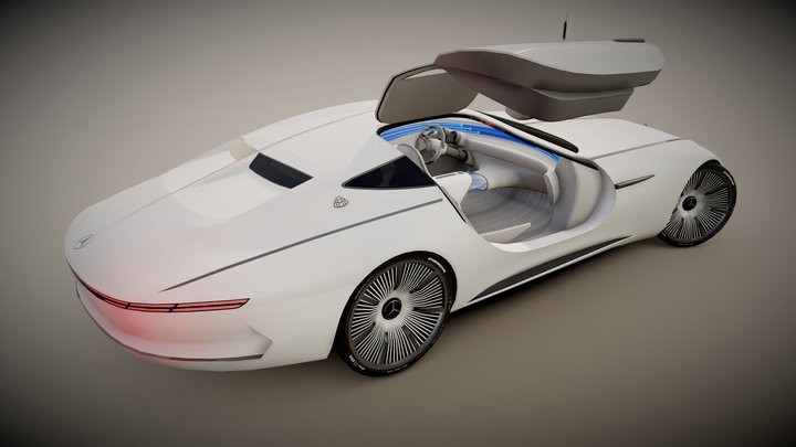 Mercedes Maybach Vision 6 3D Model
