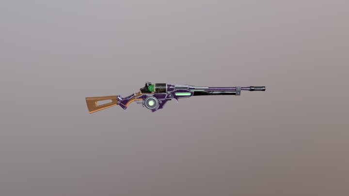 Toxic Rifle 3D Model