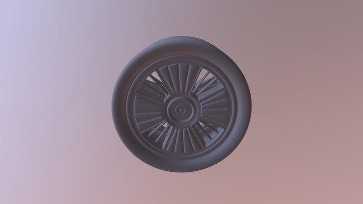 Tire Car 3D Model