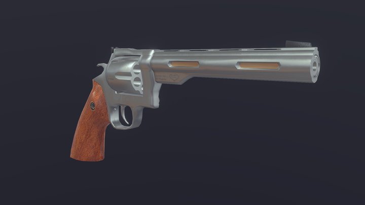 Dan Wesson 360 DA Revolver 3D Model