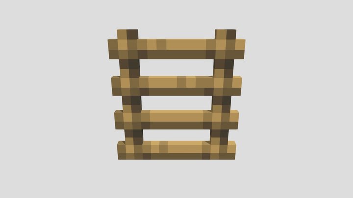 Minecraft ladder 3D Model