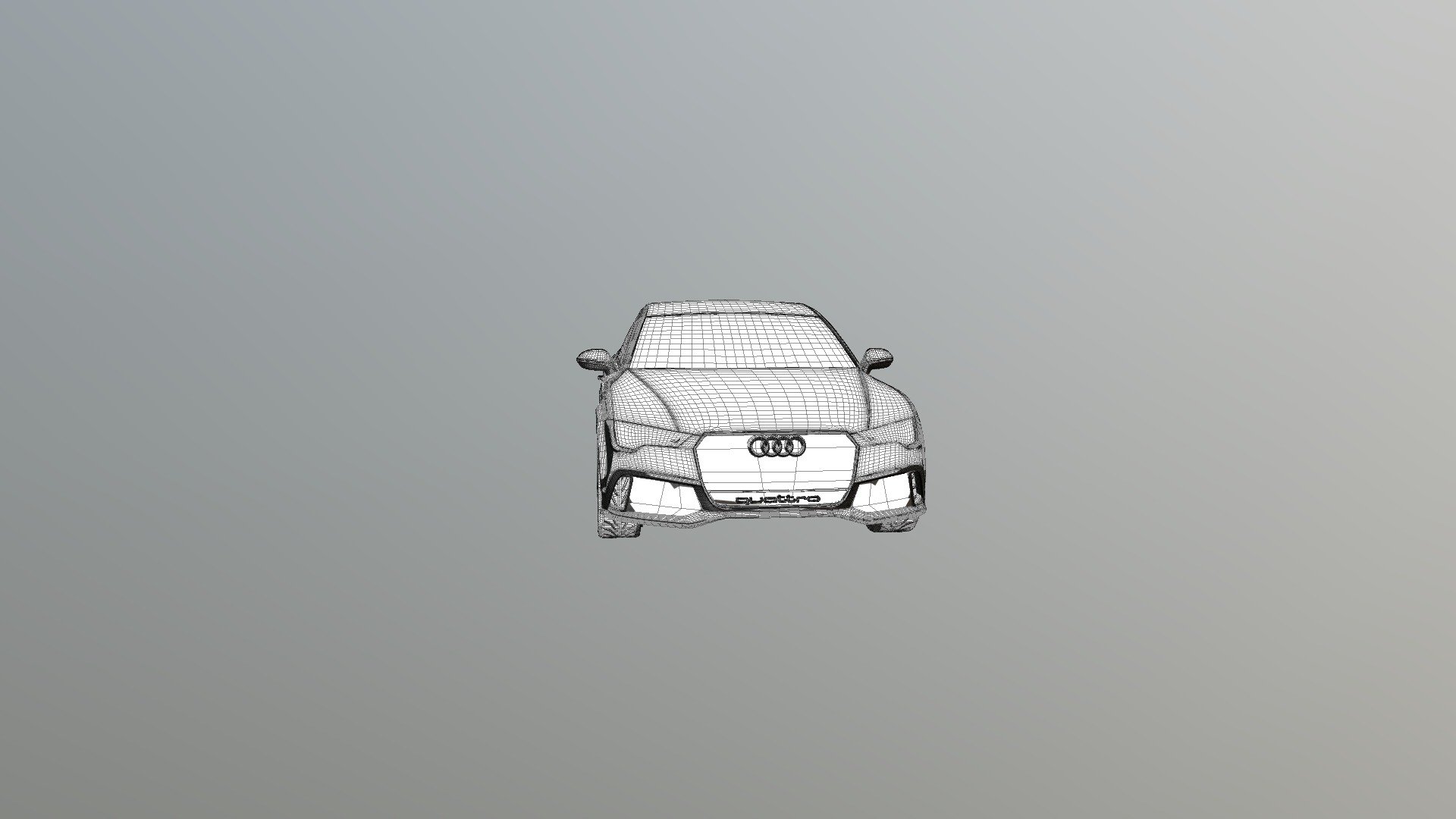 audi car RS7 3d model