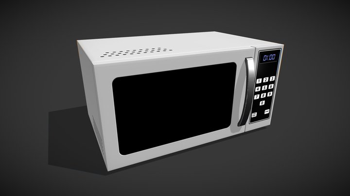 Furniture And Appliances - Microwave 3D Model
