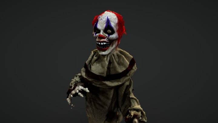Evil Clown 3D model