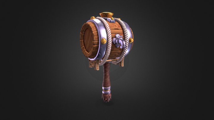 Keg Hammer 3D Model