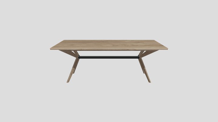 Working Table 3D Model