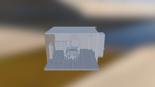 MedievalScene 3D Model