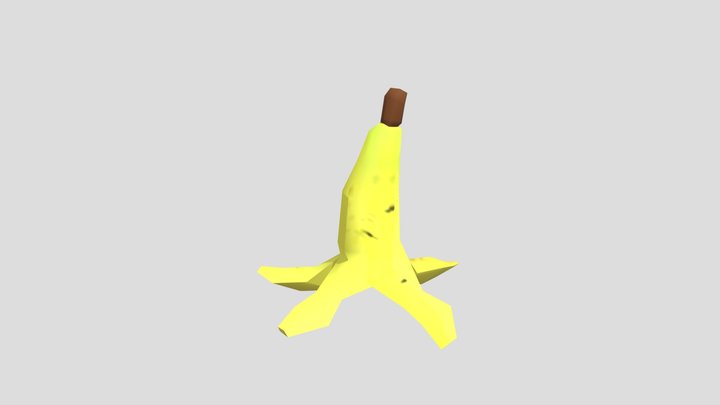 PC _ Computer - Roblox - Gear - Banana Peel 3D Model