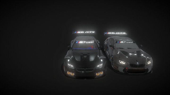 BMW M6 GT3 2018 3D Model