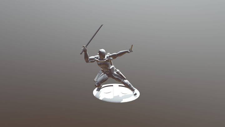 Deadpool 3D Model