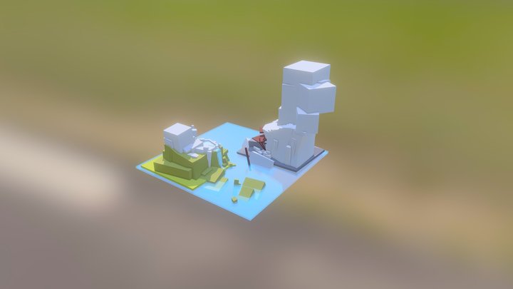 Diorama Game 01 3D Model