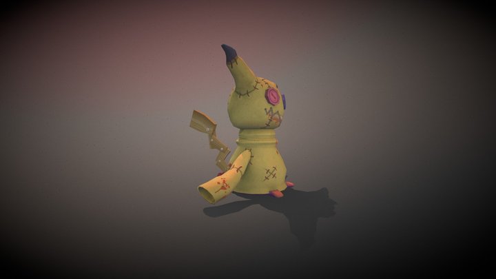 Character Pikachu 3D Model