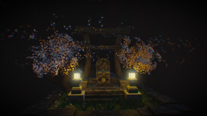 Senbonzakura Night Shrine 3D Model