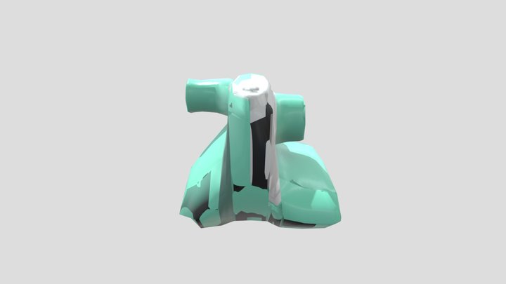 Version One of a Very Messed Up Polaroid Camera 3D Model
