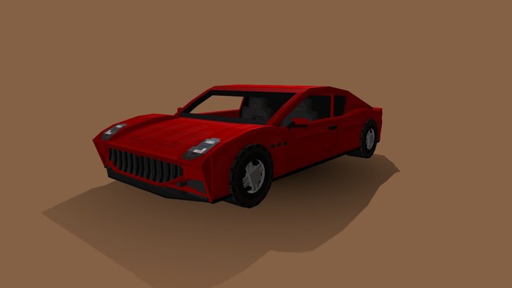Maserati Granturismo 3D Model