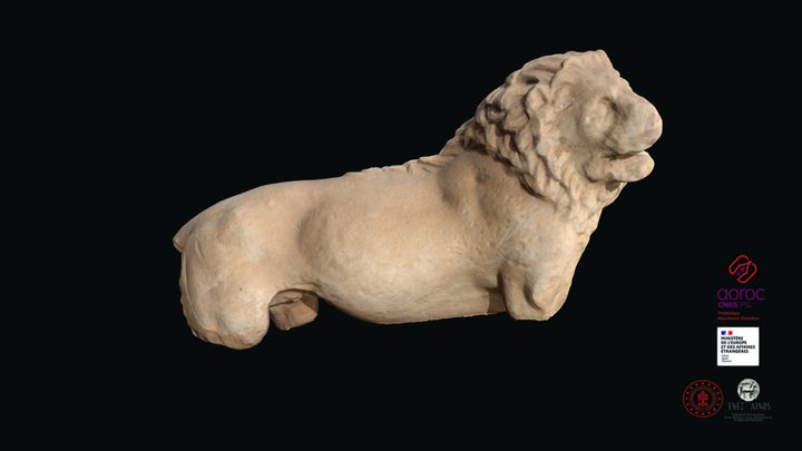 Edirne Museum Lion of the entrance 3D Model