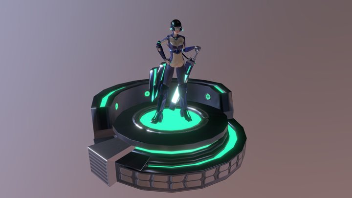 BlueGirl 3D Model