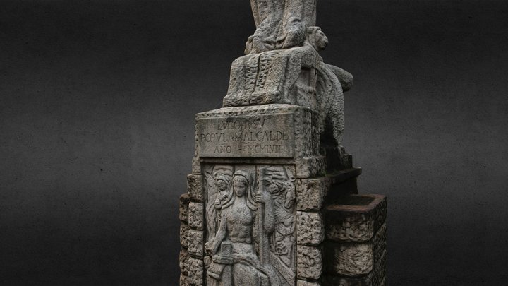 Monumento a Ángel López Pérez 3D Model