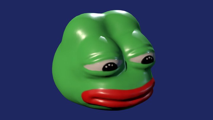 Pepe Frog Remaster HD 3D Model