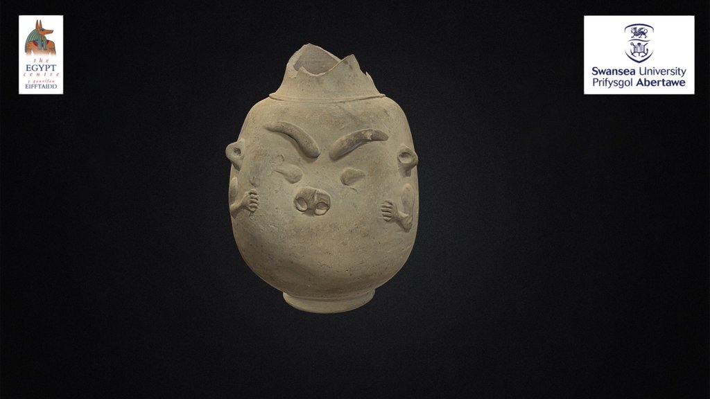 Small Ellipsoid Jar (W1283)