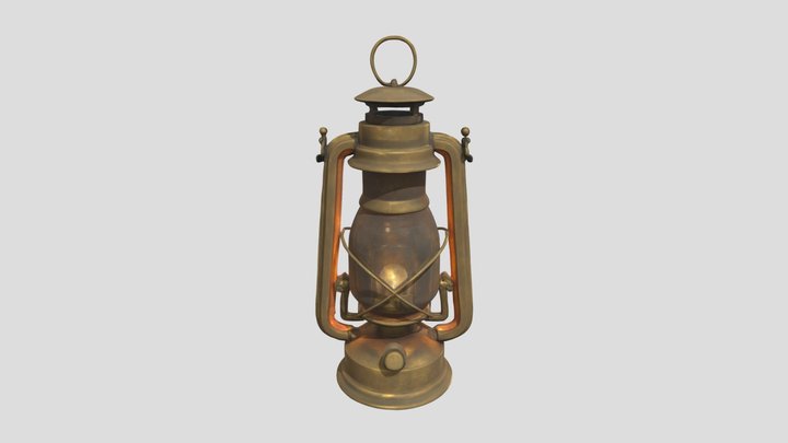 olden age lantern 3D Model