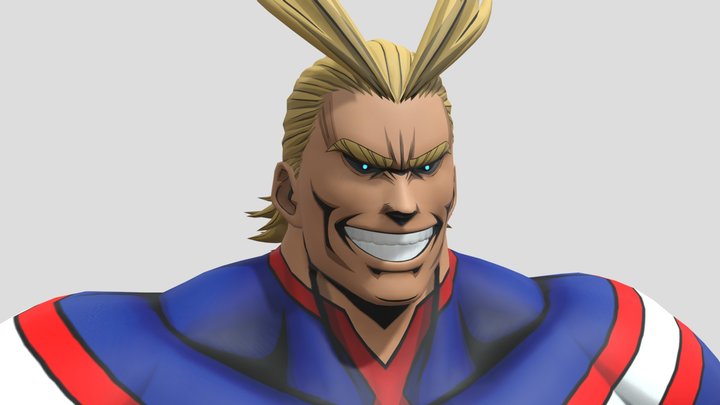 All might hero 3D Model