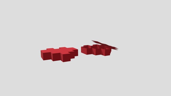 Heart box (valantine's day) 3D Model
