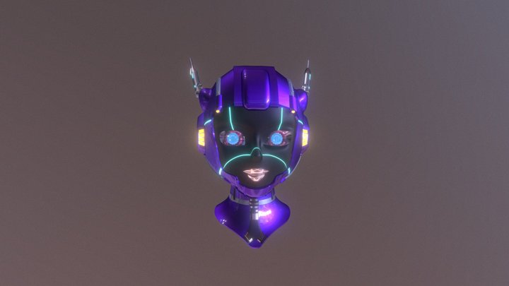 Sci-fi portrait 3D Model