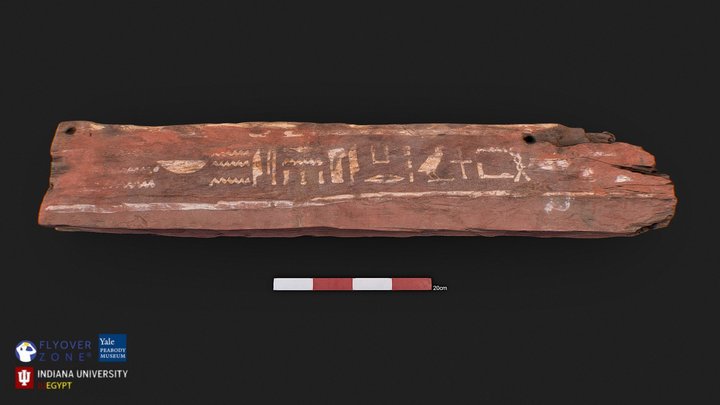 3D rendering of Coffin (fragment)
