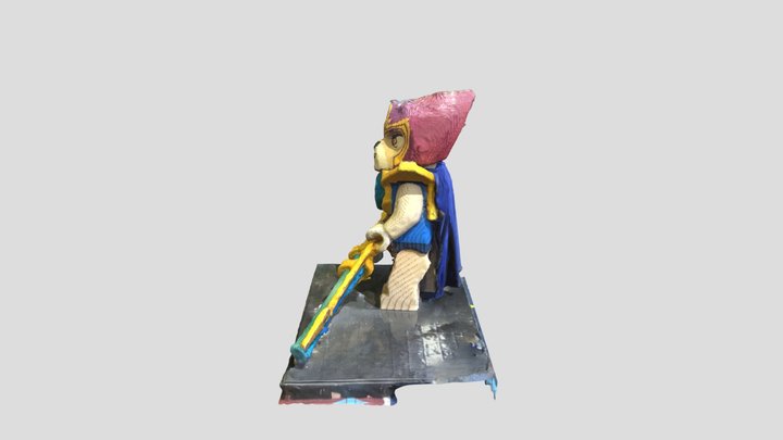 Laval Legends of Chima Lego Statue 3D Model