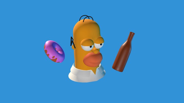 un Homero 3D Model