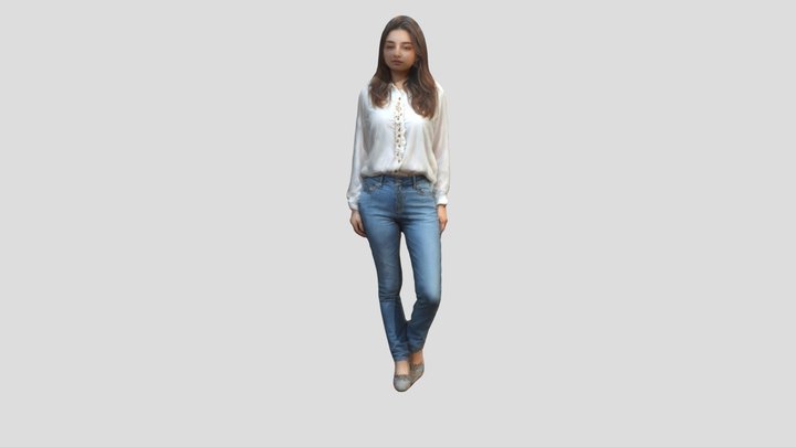 Teenage Girl 3D Model