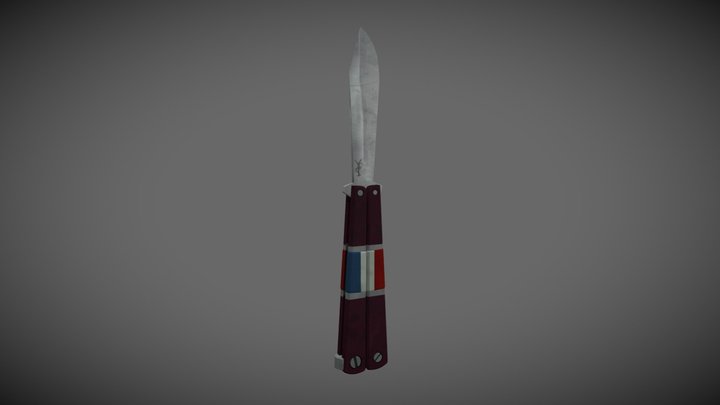 [TF2] Haute Couture Knife 3D Model