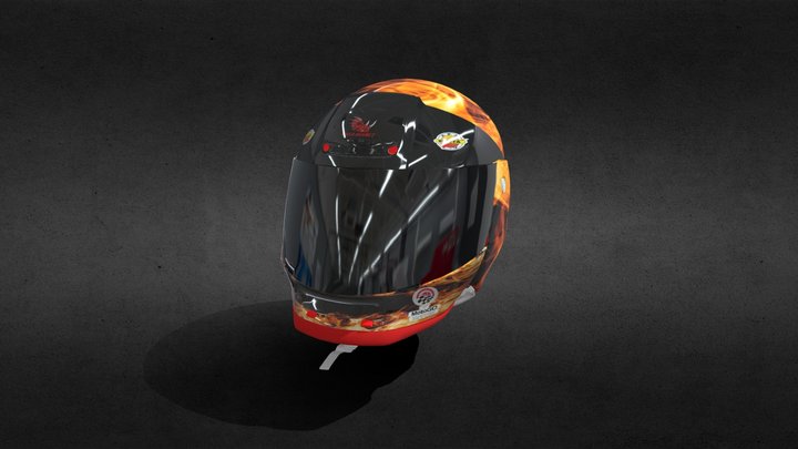 Casco Moto Go 3D Model
