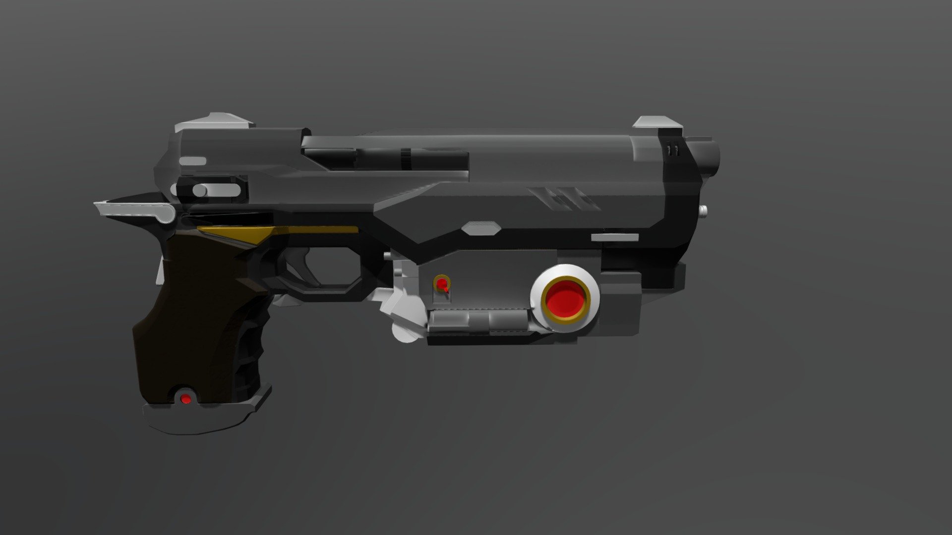 DOOM 2016 Pistol - Download Free 3D model by CalWhite [bb6bf88] - Sketchfab