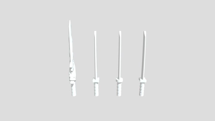 Swords 3D Model