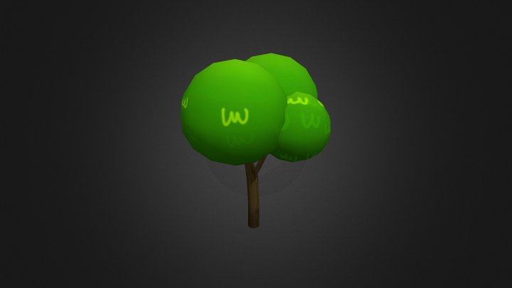 Low Poly Tree 3D Model