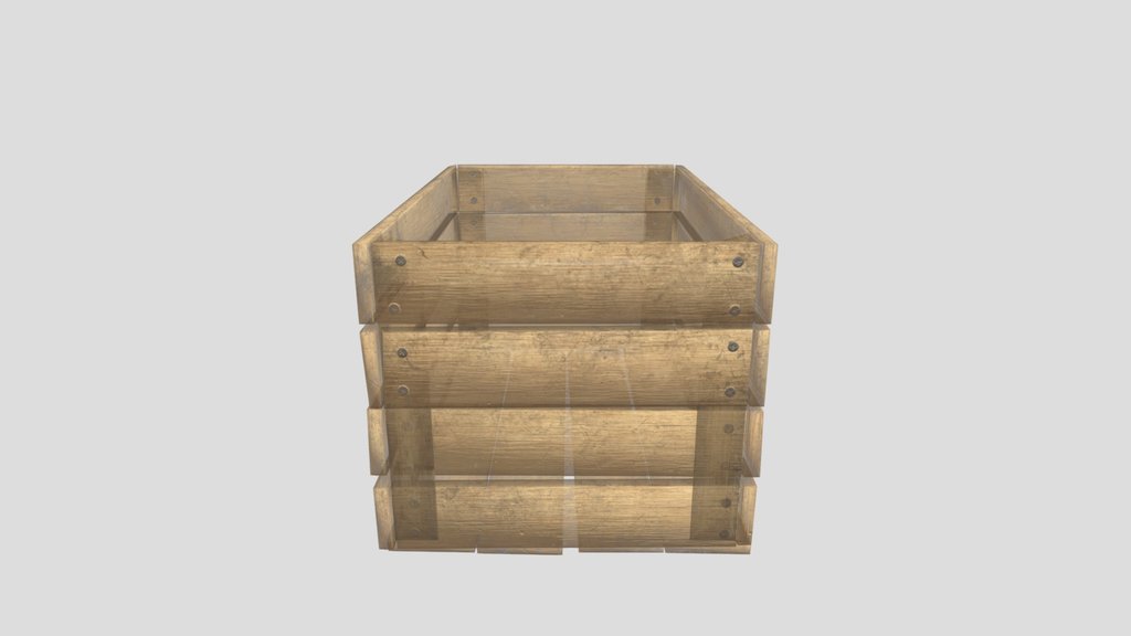 Antique Wooden Crate
