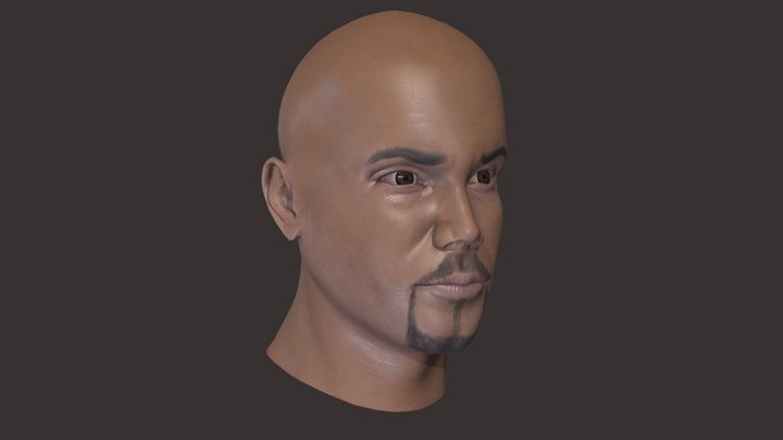 Shemar Moore Sculpt 3D Model
