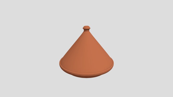 Tajine Maghribi modèle 3D 3D Model