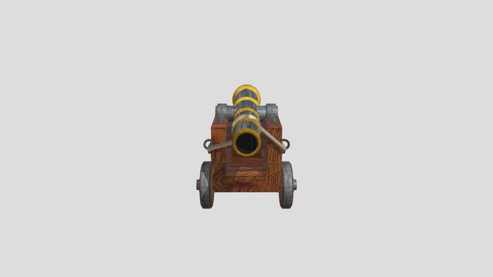 Pirate cannon 3D Model