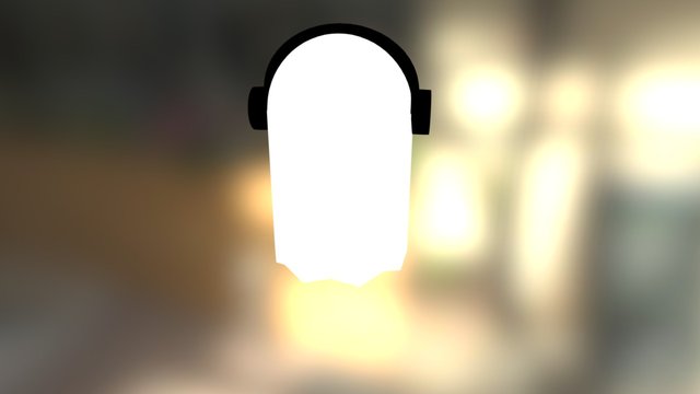 Napstablook 3D Model