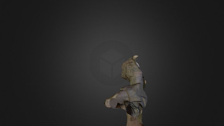 Belvedere torso (cast in Blanton Museum of Art) 3D Model