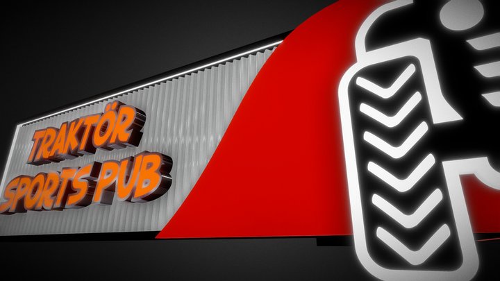 Çorlu ZİRVE REKLAM "Traktor VR2" 3D Model