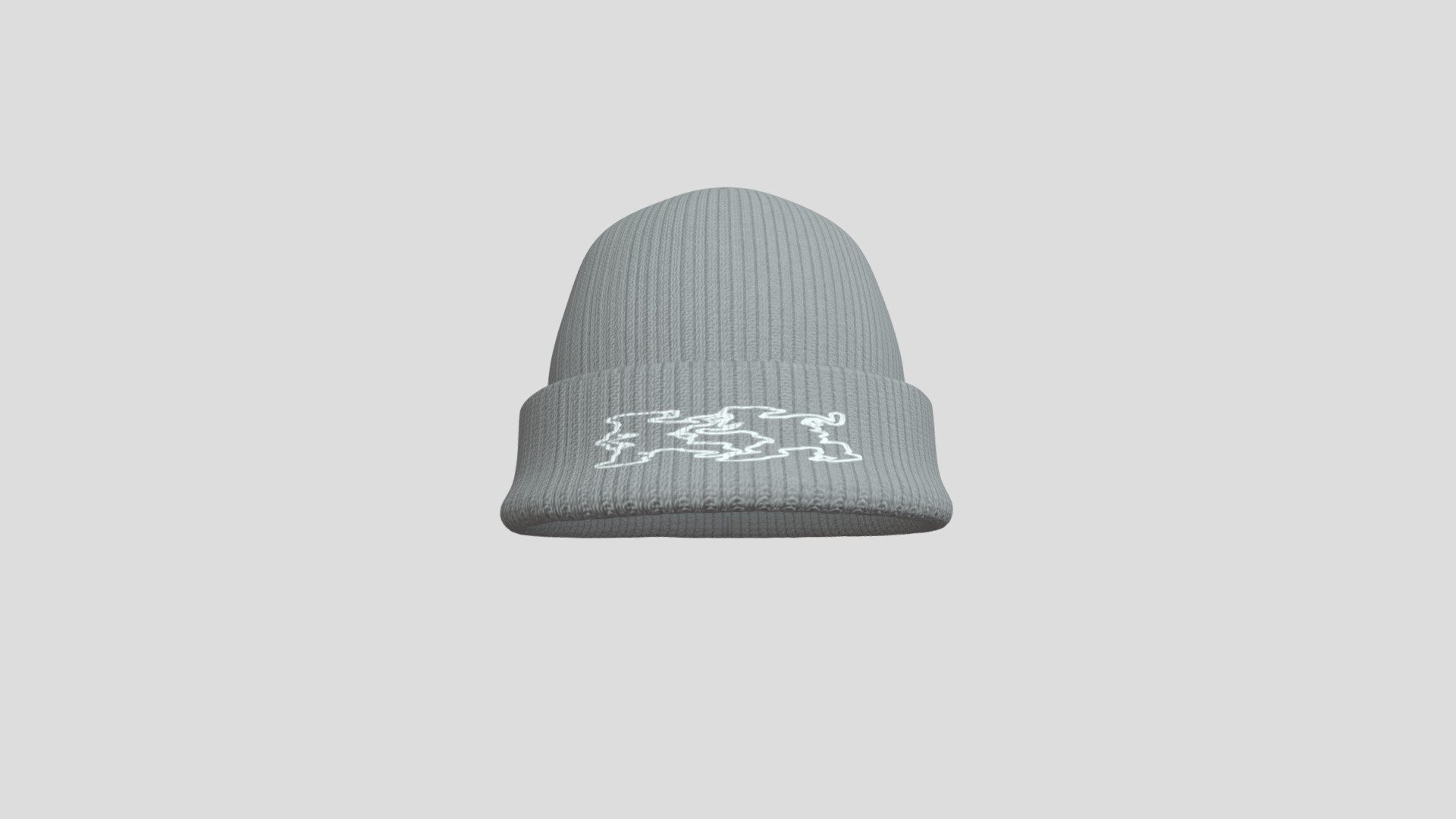 Rib hat-gray