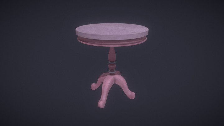 Side Table Model 3D Model