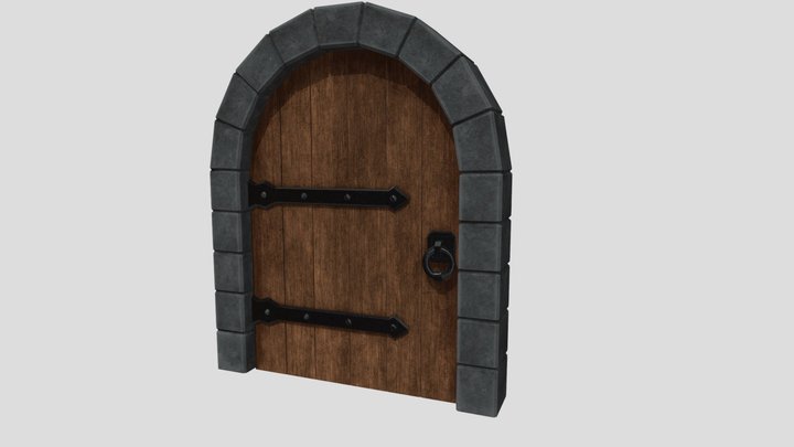 medieval door 3D Model